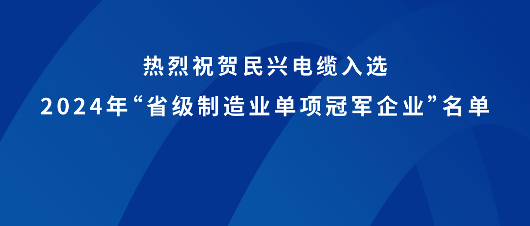 民興榮獲廣東省制造業(yè)單項(xiàng)冠軍！